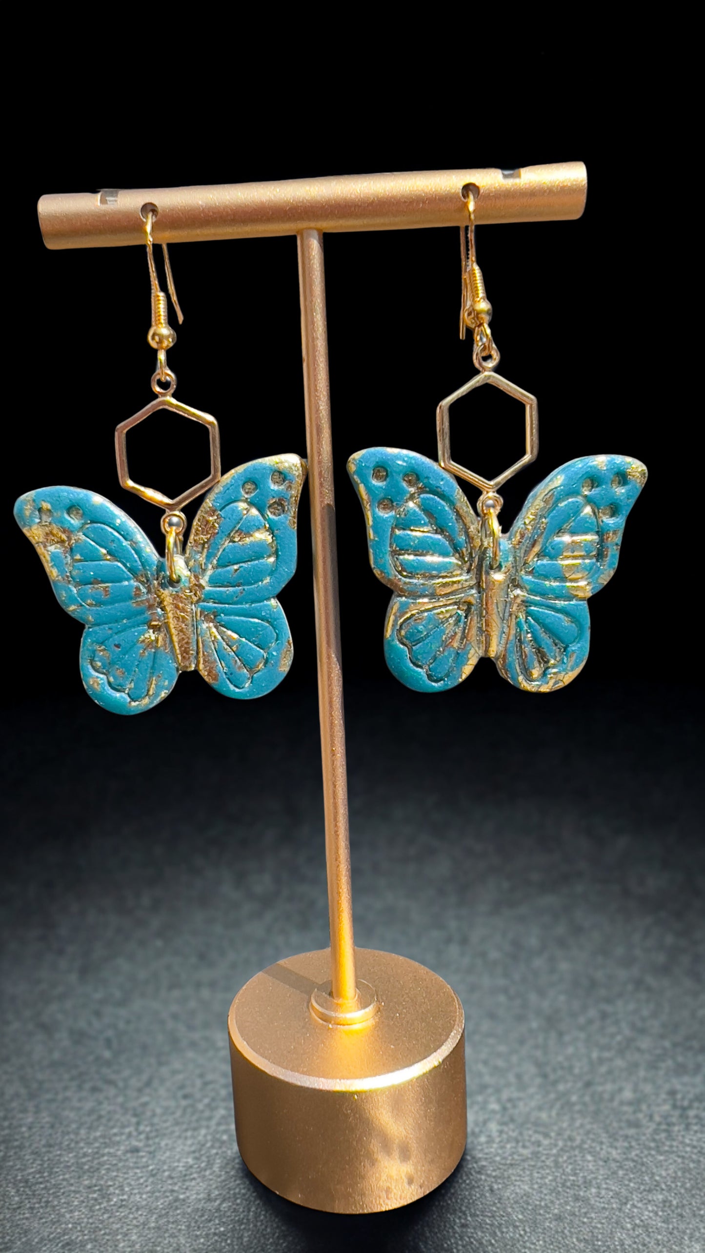 Blue/Gold Butterfly