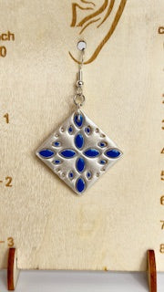 Tile dangling earrings