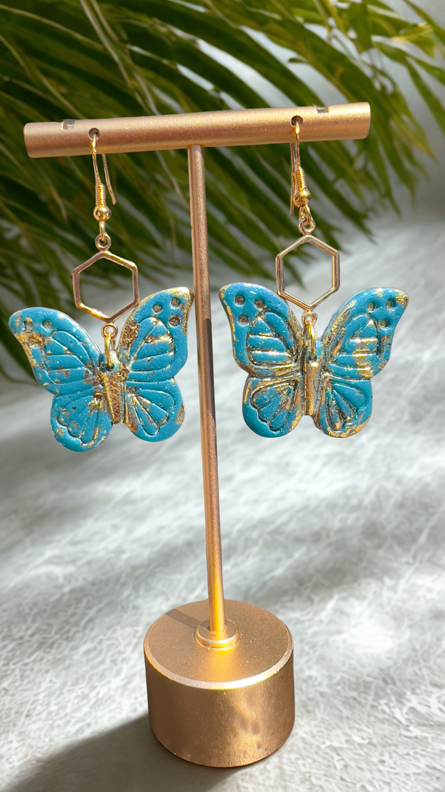 Blue/Gold Butterfly
