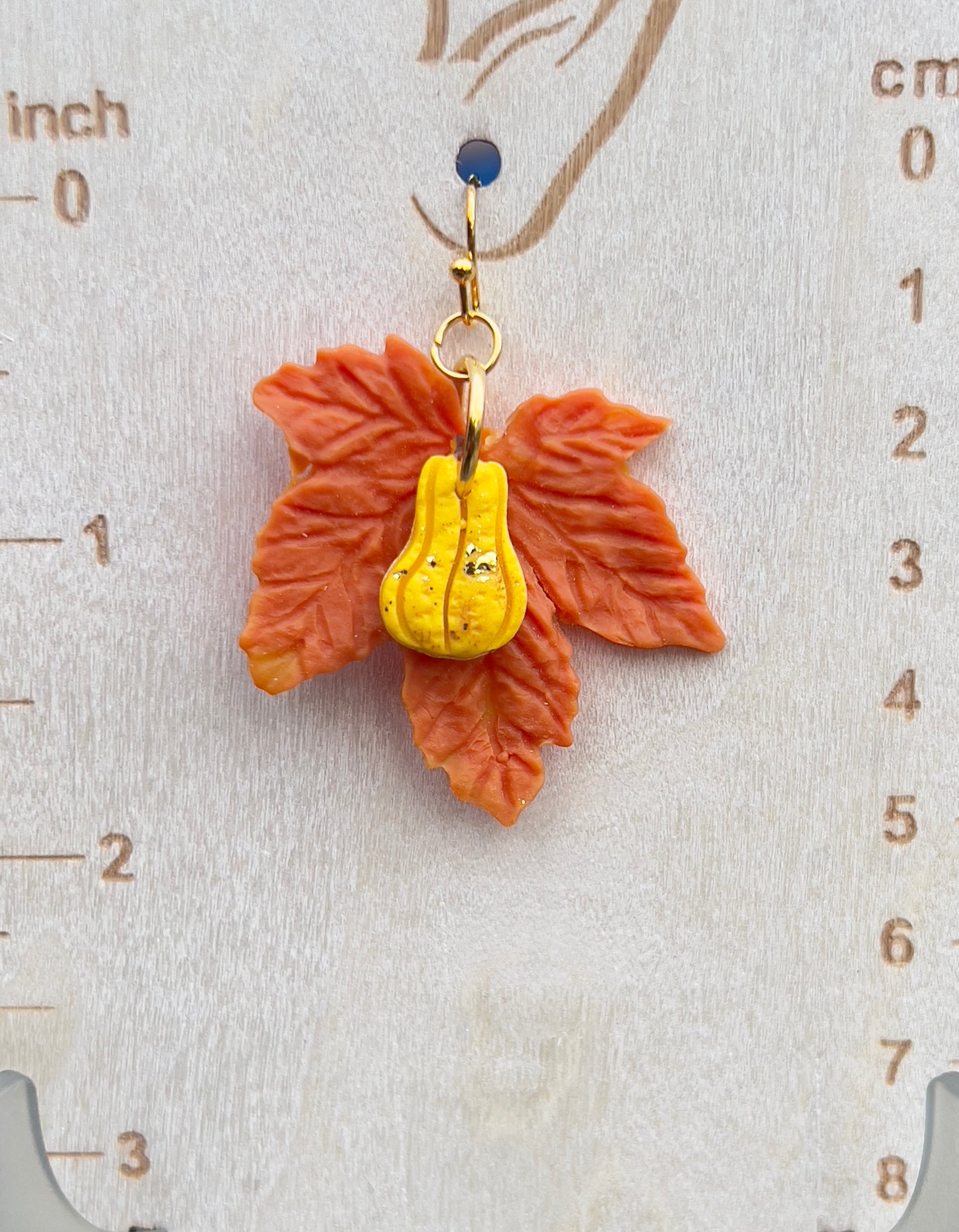 Maple Leaf dangle earrings
