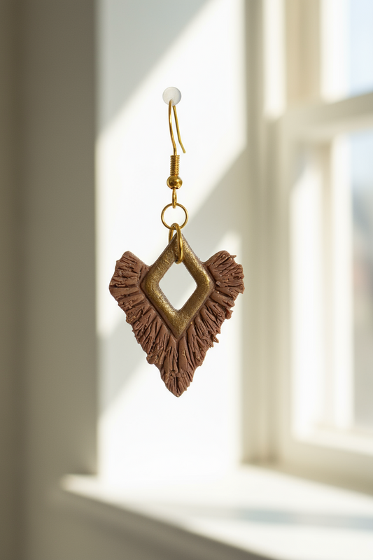 Macrame Dangling Earrings