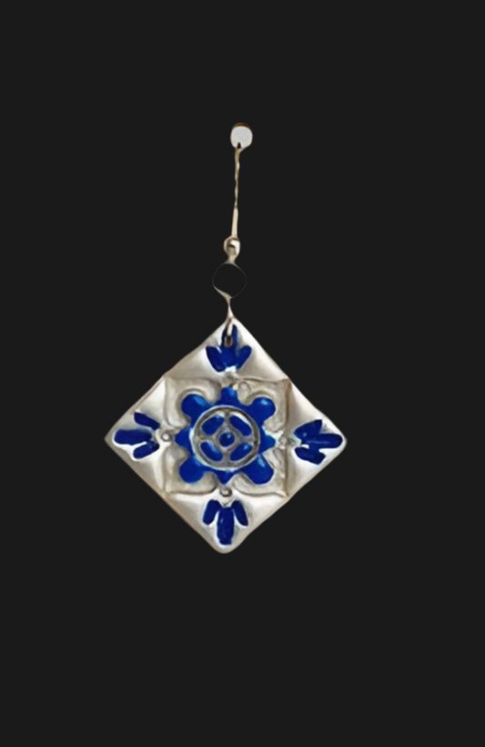 Tile dangling earrings